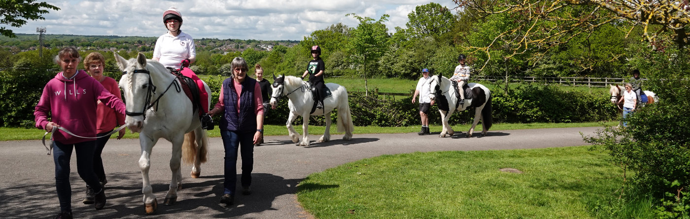 Riding on Chigwell Meadows